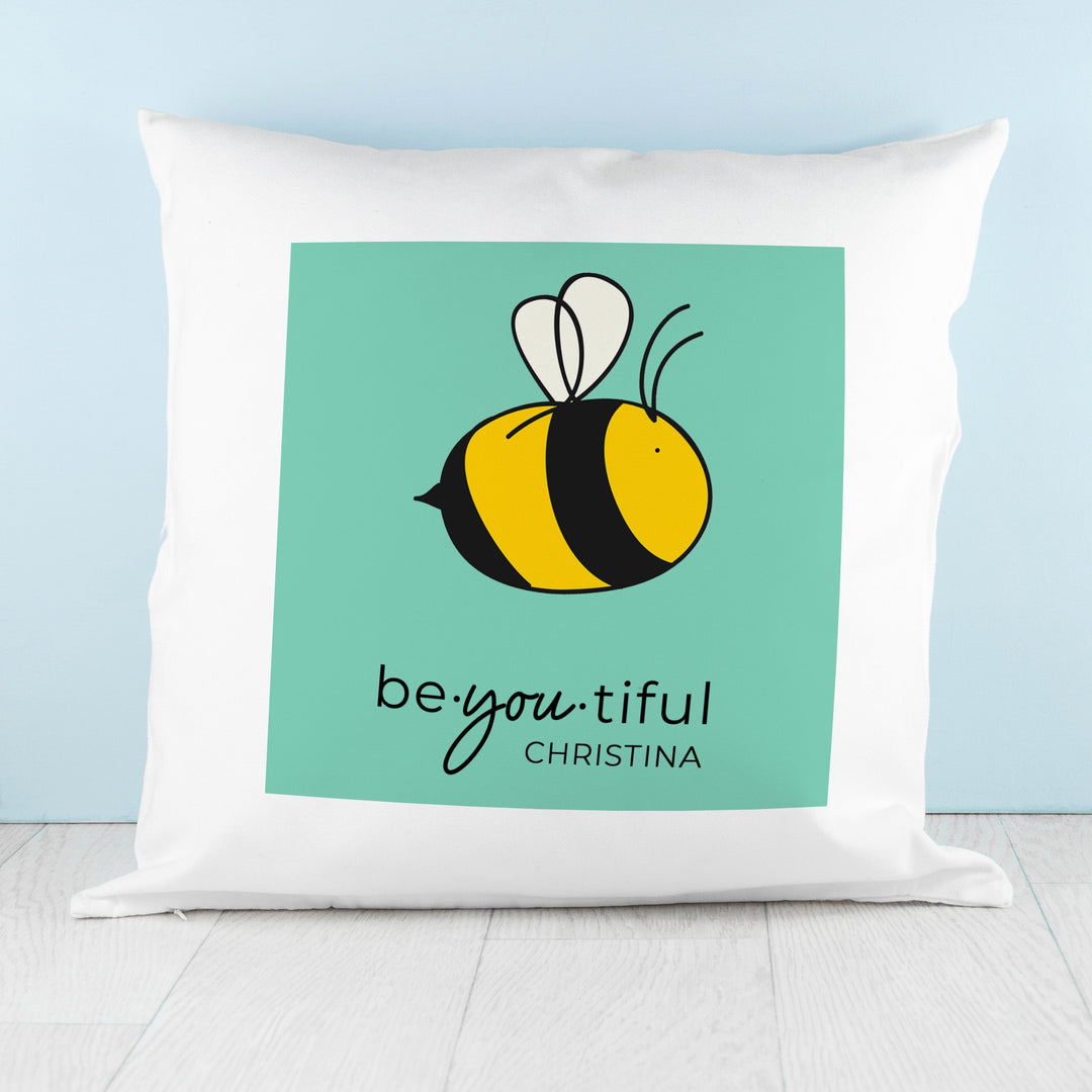 Personalised Bee You Cushion Cover