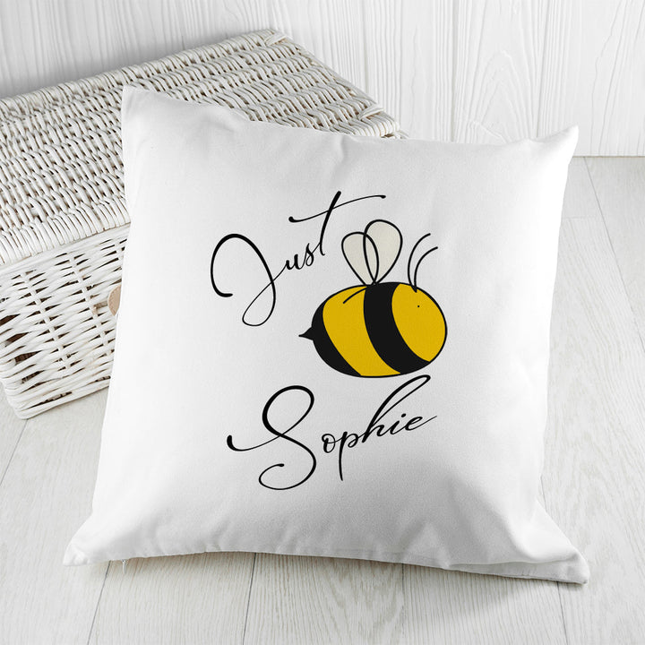 Personalised Bee You Cushion Cover