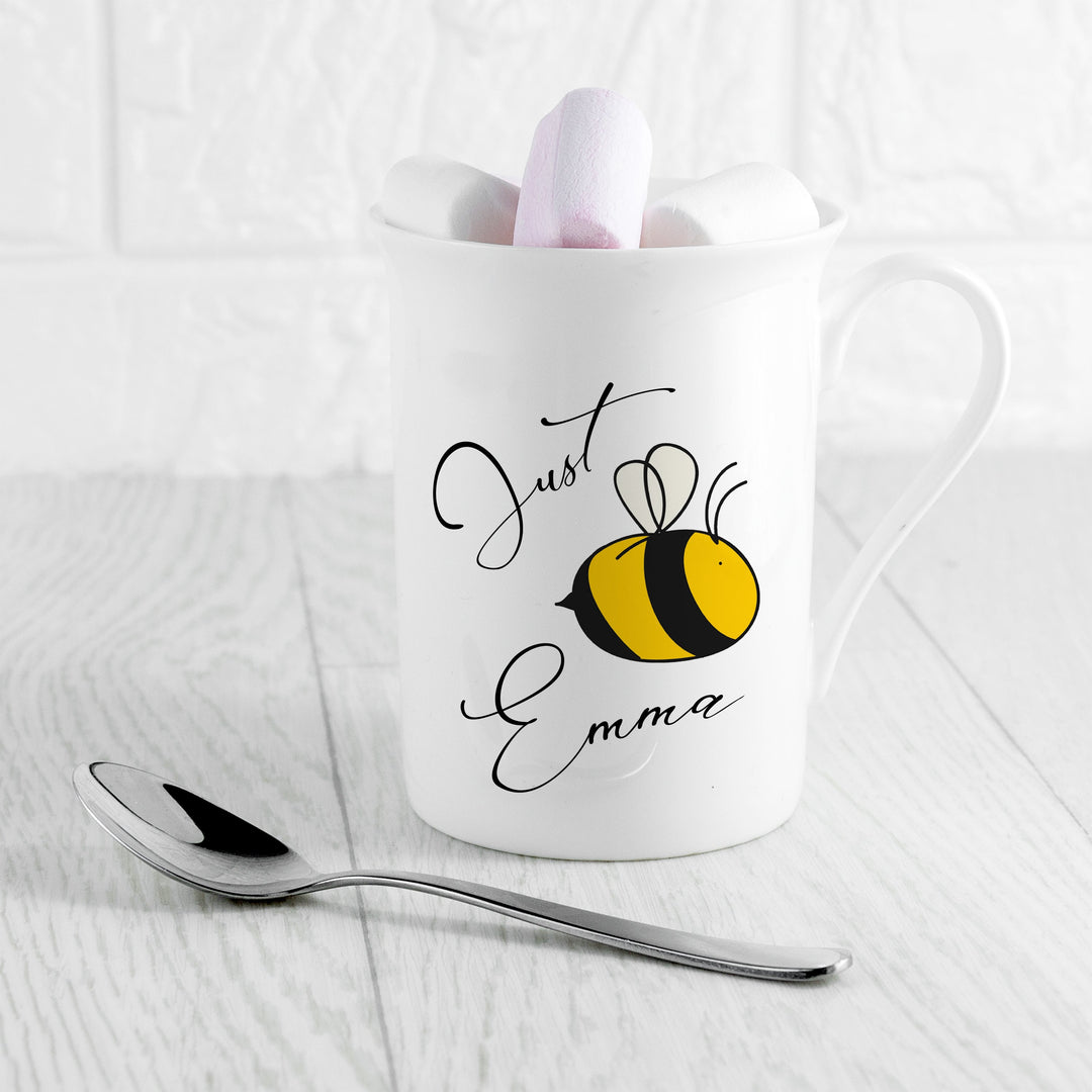 Personalised Bee You Bone China Mug