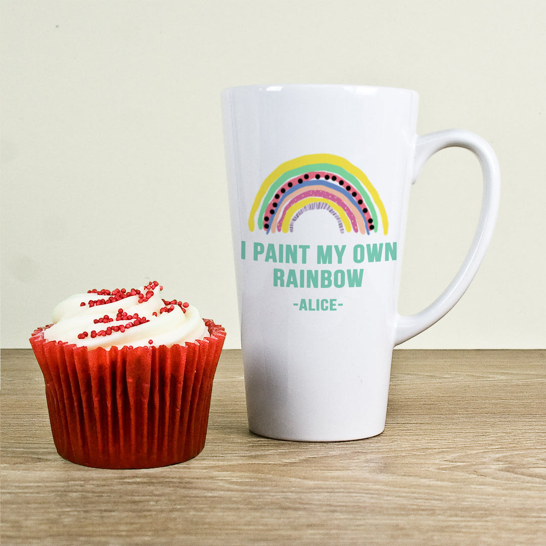Personalised My Own Rainbow Latte Mug