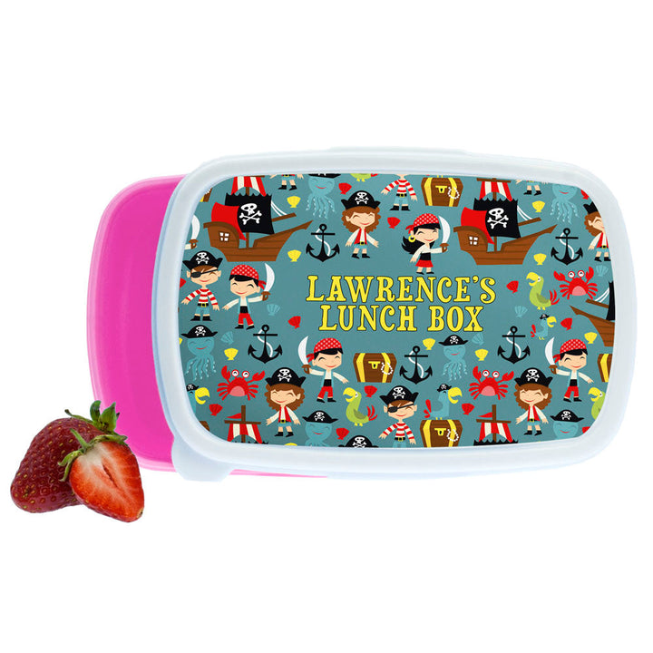 Personalised Playful Pirates Lunch Box