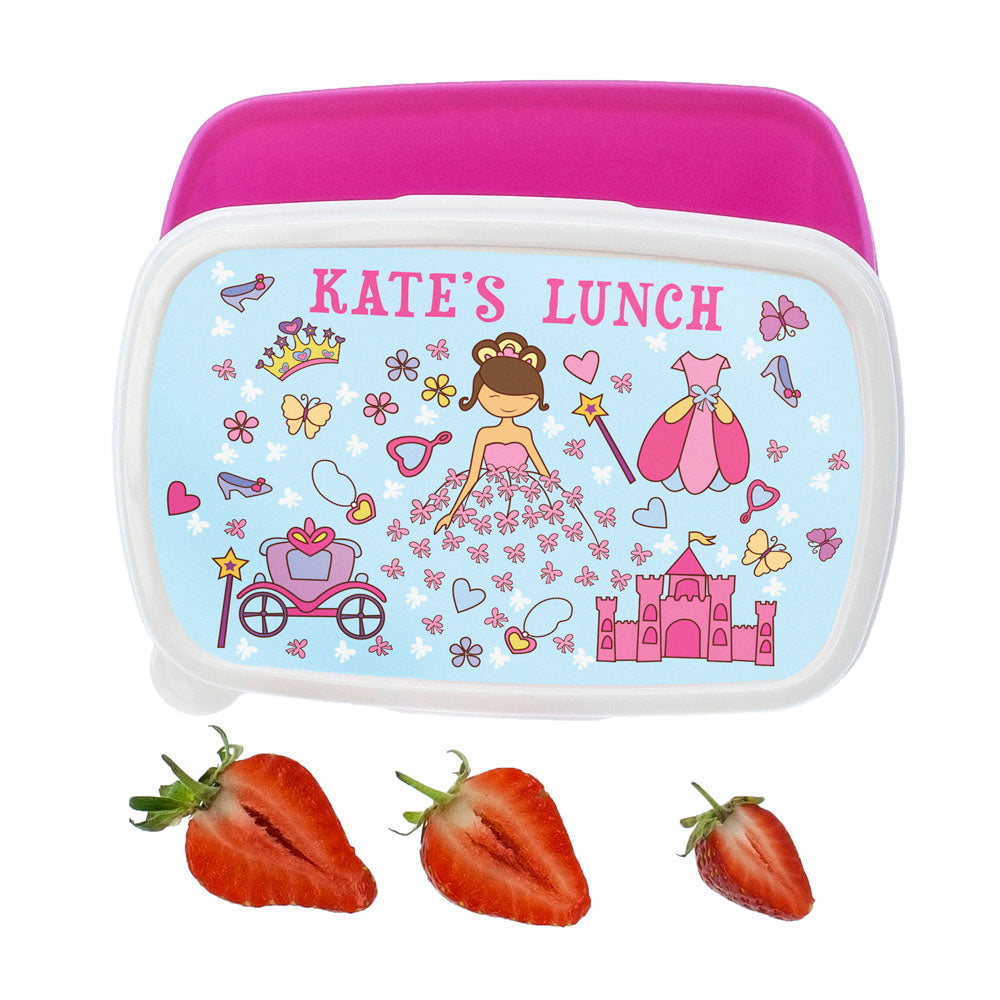 Personalised Pretty Princess Lunch Box
