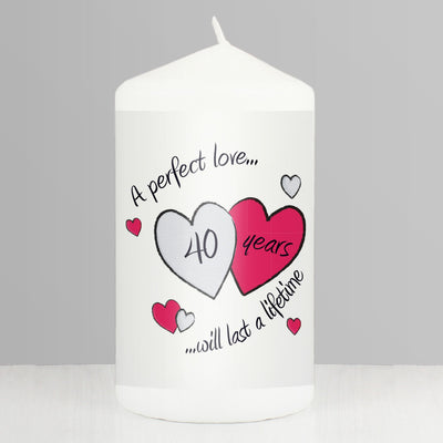 Personalised Memento Candles & Reed Diffusers Perfect Love Ruby Candle