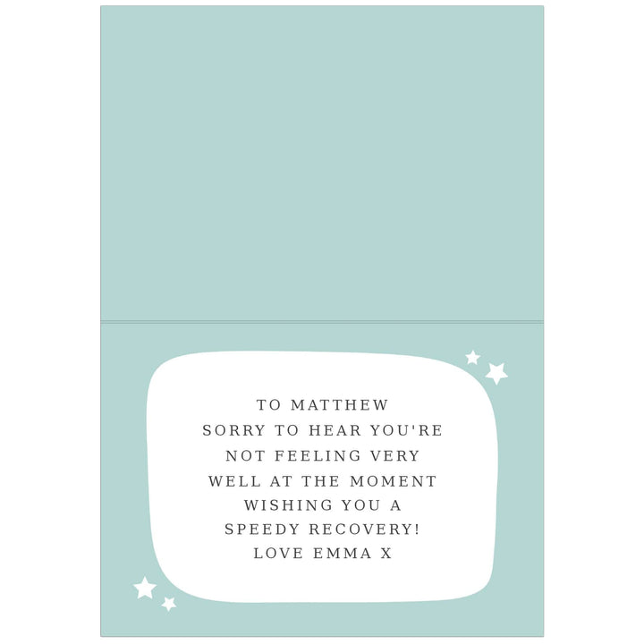Personalised Memento Greetings Cards Personalise With Your Own Message Card