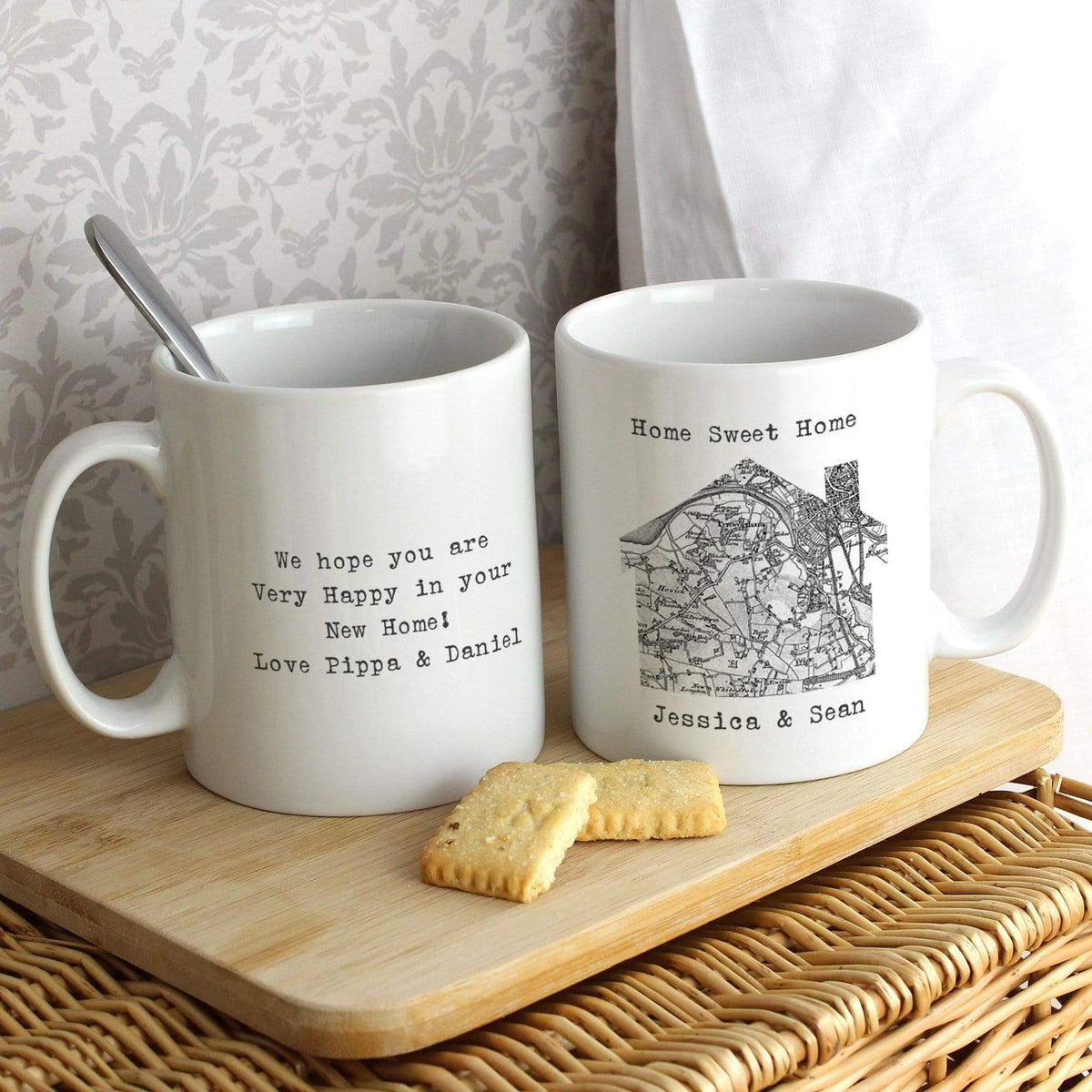 Personalised Memento Mugs Personalised 1805 - 1874 Old Series Map Home Mug