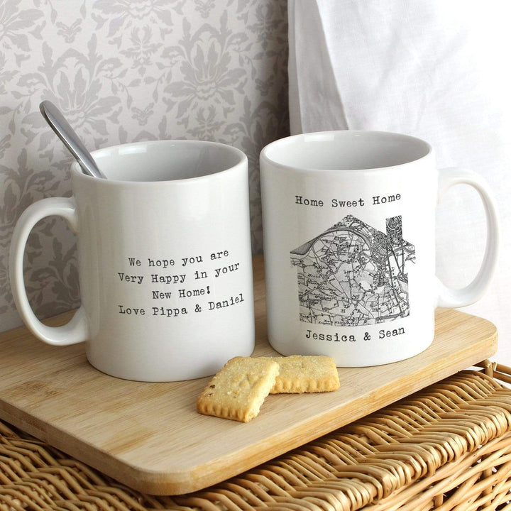 Personalised Memento Mugs Personalised 1805 - 1874 Old Series Map Home Mug
