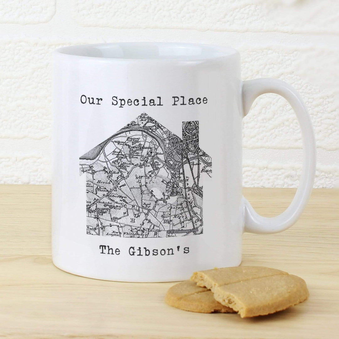 Personalised Memento Mugs Personalised 1805 - 1874 Old Series Map Home Mug