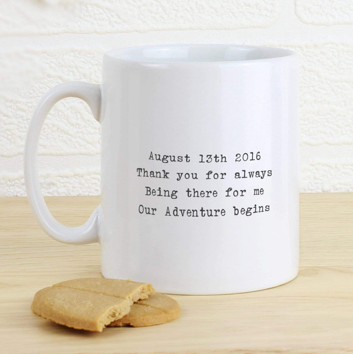 Personalised Memento Mugs Personalised 1805 - 1874 Old Series Map Home Mug