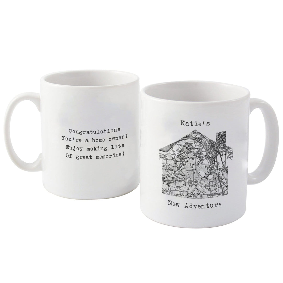 Personalised Memento Mugs Personalised 1805 - 1874 Old Series Map Home Mug