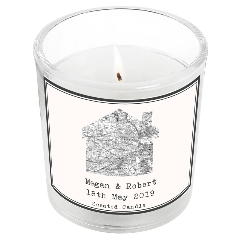Personalised Memento Candles & Reed Diffusers Personalised 1805 - 1874 Old Series Map Home Scented Jar Candle