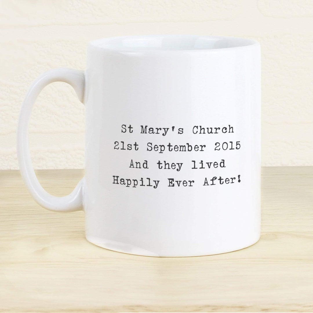 Personalised Memento Mugs Personalised 1896 - 1904 Revised New Map Heart Mug