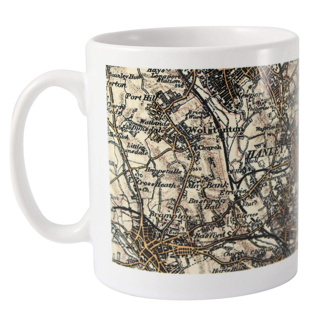 Personalised Memento Mugs Personalised 1896 - 1904 Revised New Map Mug