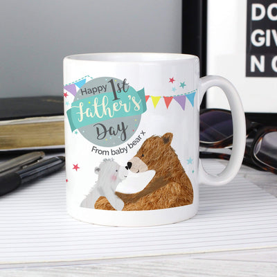 Personalised Memento Mugs Personalised 1st Father's Day Daddy Bear Mug