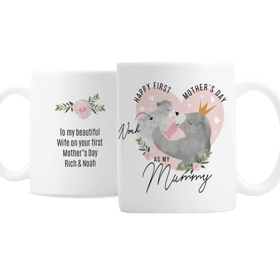 Personalised Memento Mugs Personalised 1st Mother's Day Mama Bear Mug