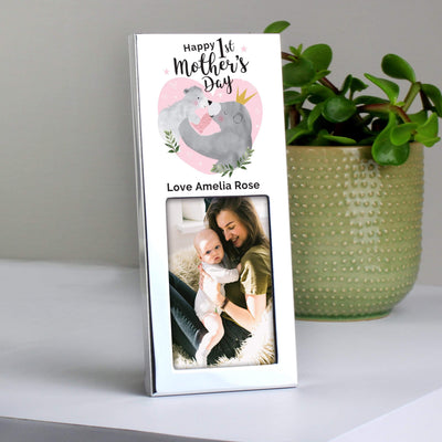 Personalised Memento Photo Frames, Albums and Guestbooks Personalised 1st Mothers Day Mama Bear 2x3 Photo Frame
