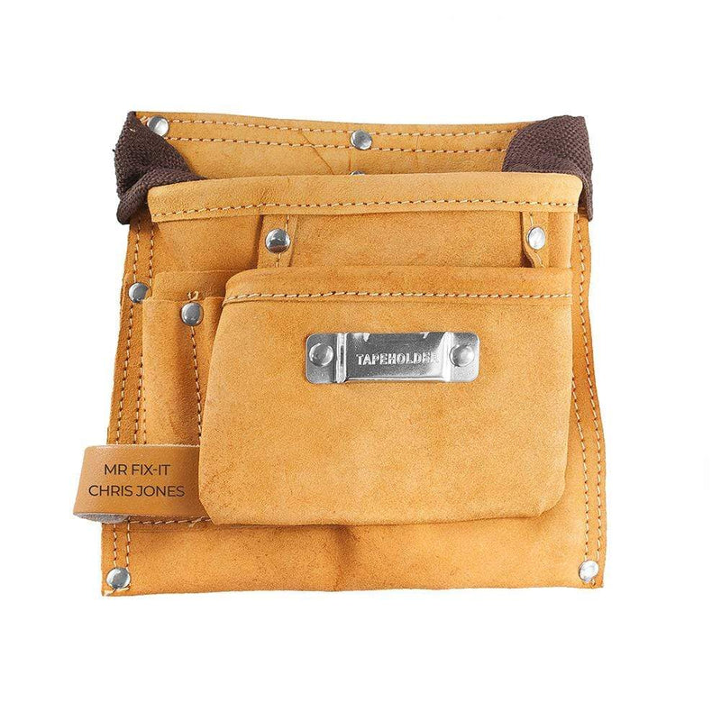 Treat Personalised 6-Pocket Leather Tool Belt