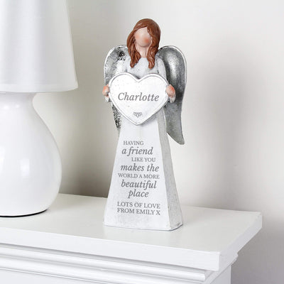 Personalised Memento Christmas Decorations Personalised A Friend Like You Angel Ornament
