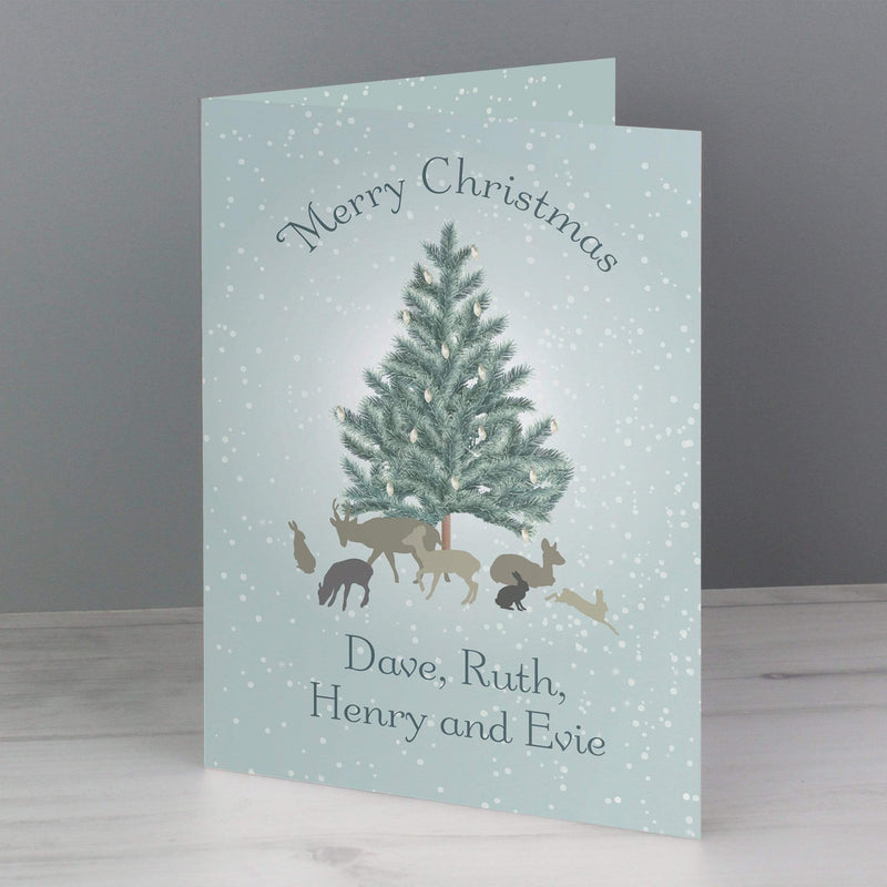 Personalised Memento Greetings Cards Personalised A Winter&