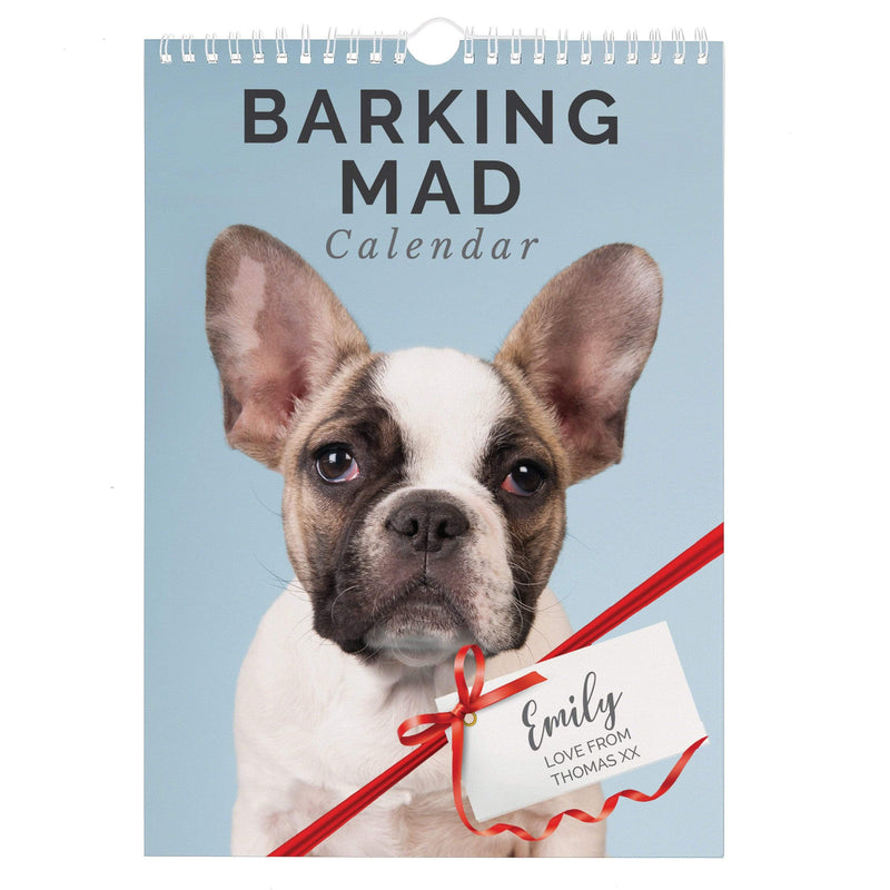 Personalised Memento Stationery & Pens Personalised A4 Barking Mad Calendar