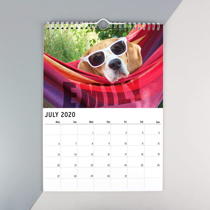 Personalised Memento Stationery &amp; Pens Personalised A4 Barking Mad Calendar