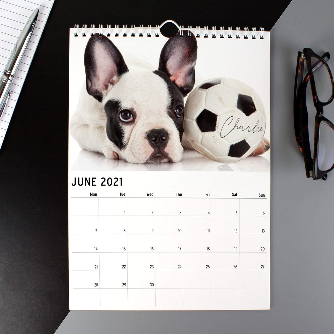 Personalised Memento Stationery &amp; Pens Personalised A4 Barking Mad Calendar