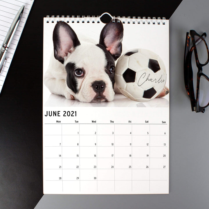 Personalised Memento Stationery &amp; Pens Personalised A4 Barking Mad Calendar