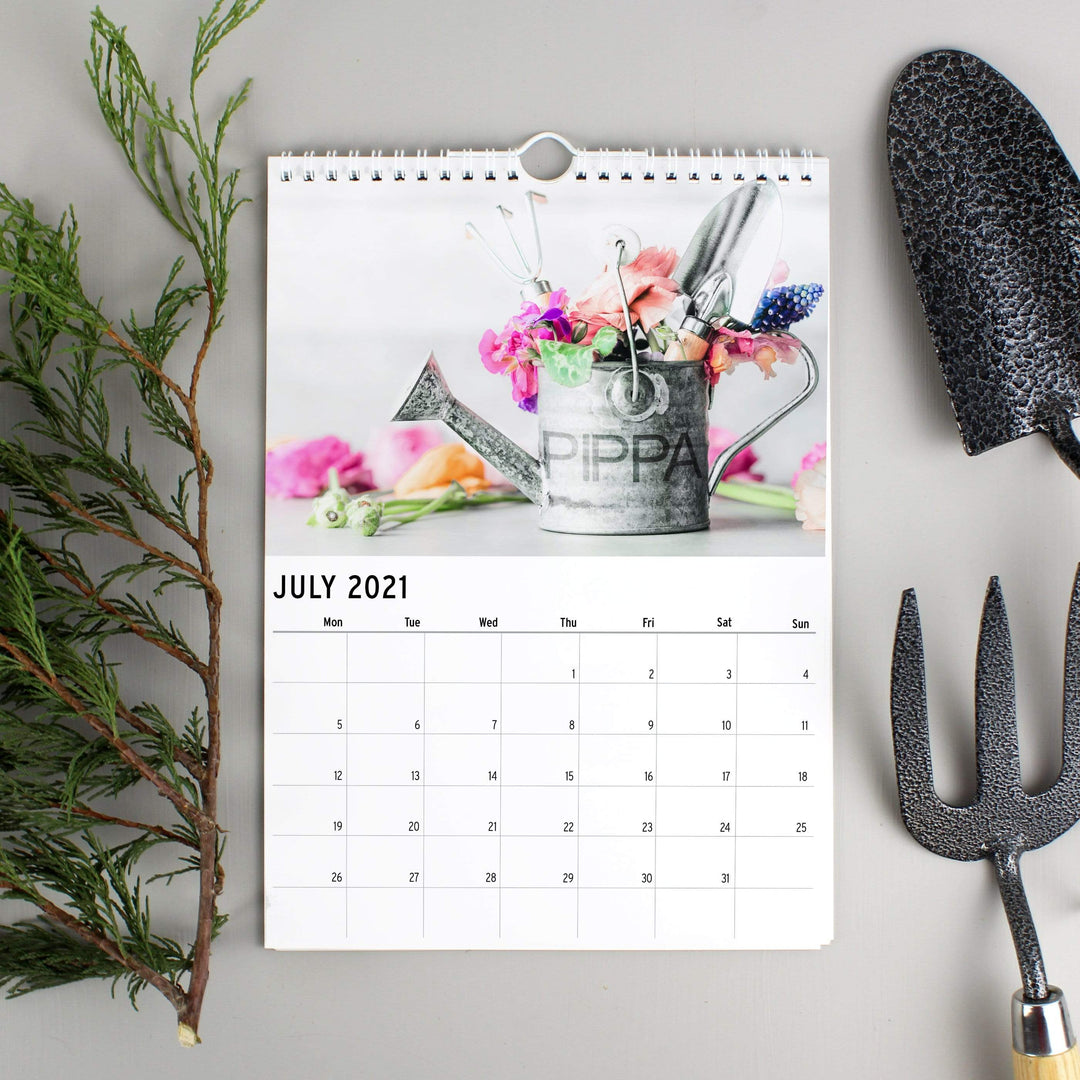 Personalised Memento Stationery &amp; Pens Personalised A4 Gardening Calendar