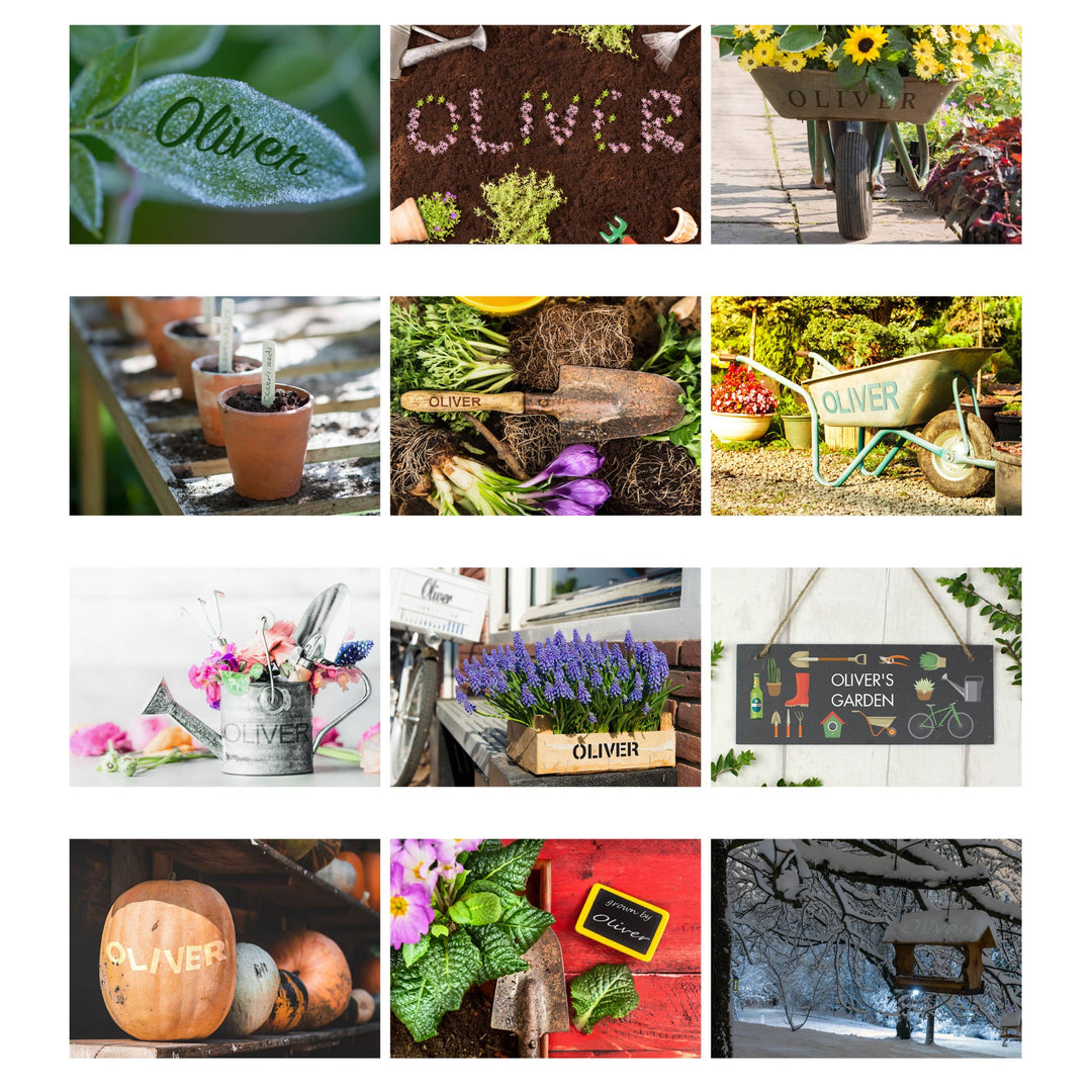 Personalised Memento Stationery &amp; Pens Personalised A4 Gardening Calendar
