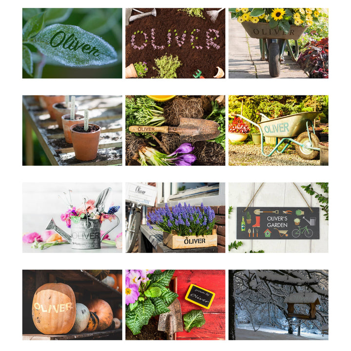 Personalised Memento Stationery &amp; Pens Personalised A4 Gardening Calendar