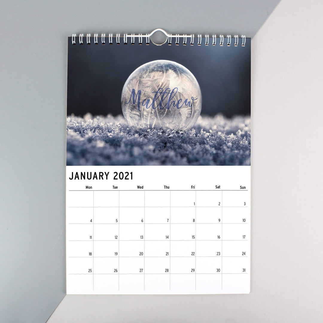 Personalised Memento Stationery &amp; Pens Personalised A4 Great Outdoors Calendar