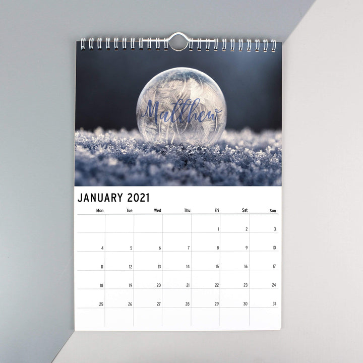Personalised Memento Stationery &amp; Pens Personalised A4 Great Outdoors Calendar