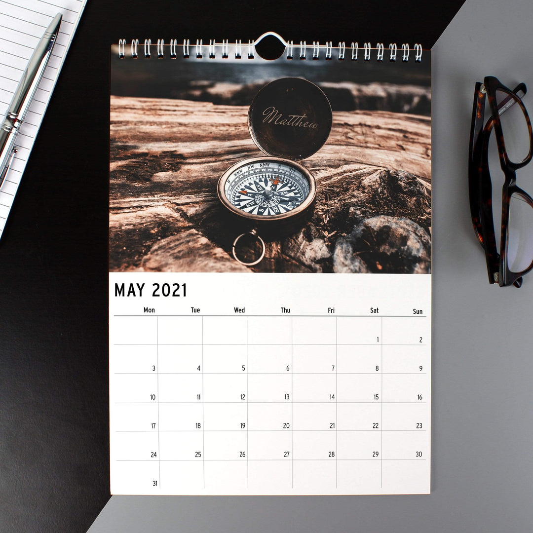 Personalised Memento Stationery &amp; Pens Personalised A4 Great Outdoors Calendar