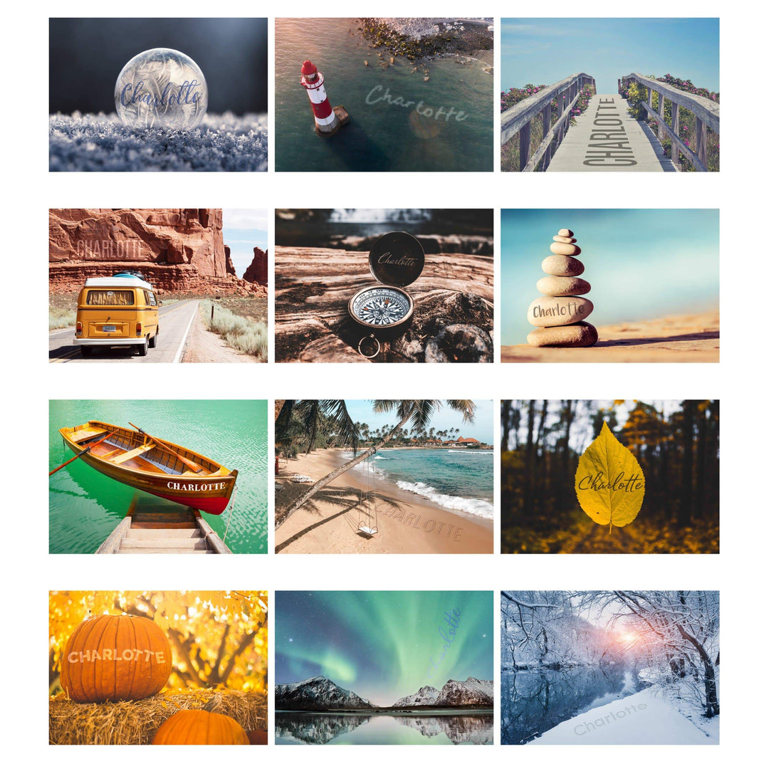 Personalised Memento Stationery &amp; Pens Personalised A4 Great Outdoors Calendar