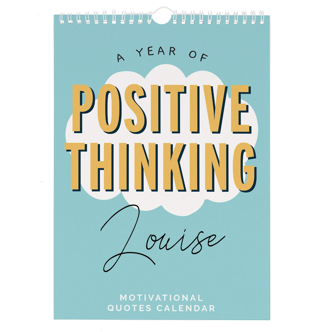 Personalised Memento Stationery &amp; Pens Personalised A4 Motivational Quotes Calendar