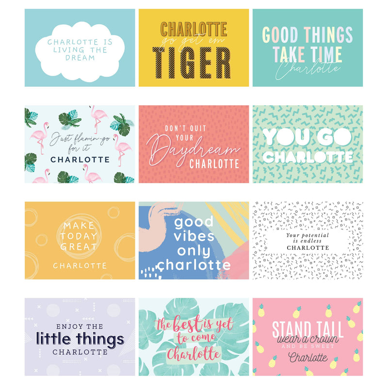 Personalised Memento Stationery & Pens Personalised A4 Motivational Quotes Calendar