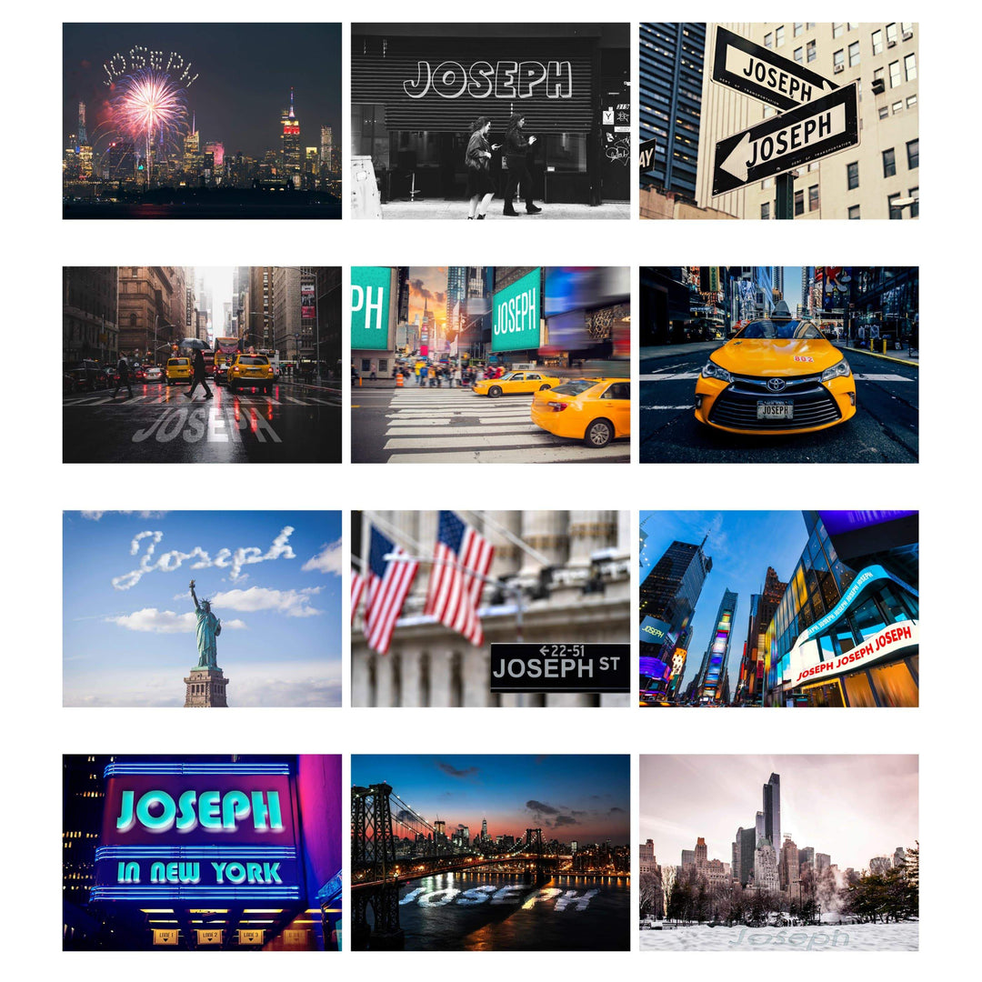 Personalised Memento Stationery &amp; Pens Personalised A4 New York Calendar