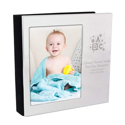 Personalised Memento Photo Frames, Albums and Guestbooks Personalised ABC 4x6 Photo Frame Album