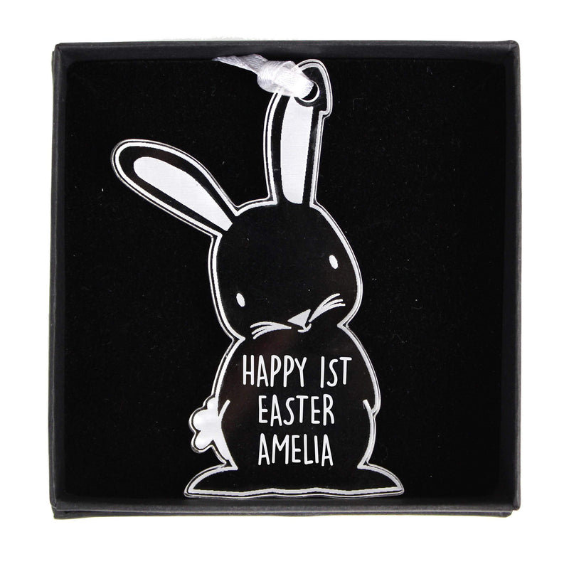 Personalised Memento Personalised Acrylic Easter Bunny Decoration