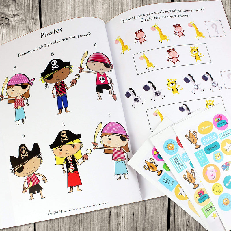 Personalised Activity Book with Stickers Delivered | The Personal Shop