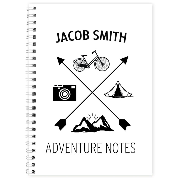 Personalised Memento Stationery &amp; Pens Personalised Adventure A5 Notebook