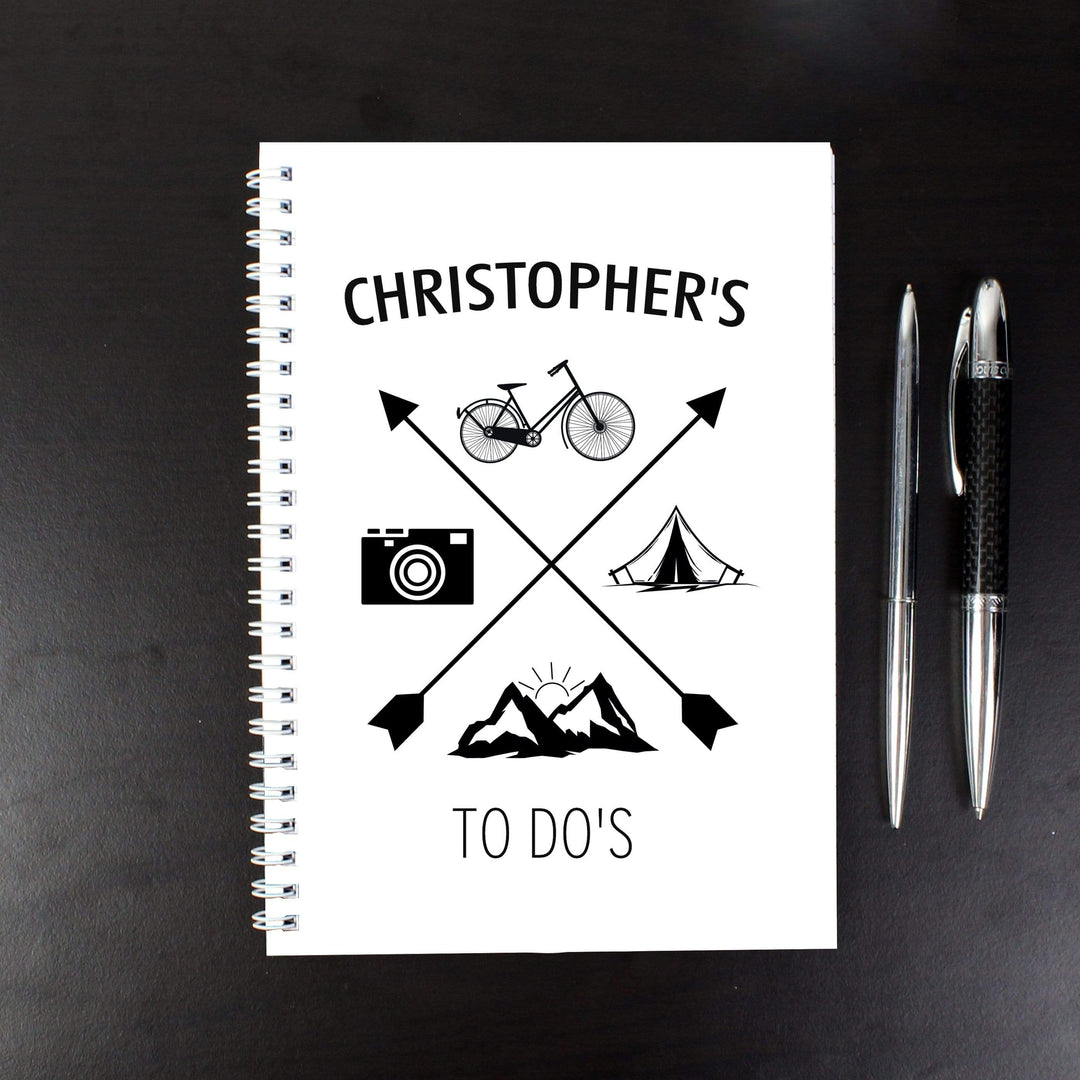 Personalised Memento Stationery &amp; Pens Personalised Adventure A5 Notebook
