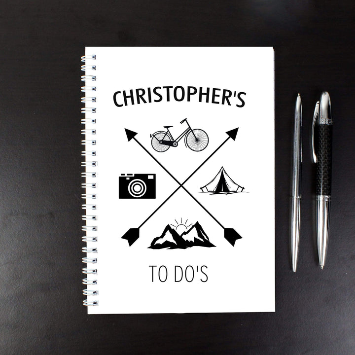 Personalised Memento Stationery &amp; Pens Personalised Adventure A5 Notebook