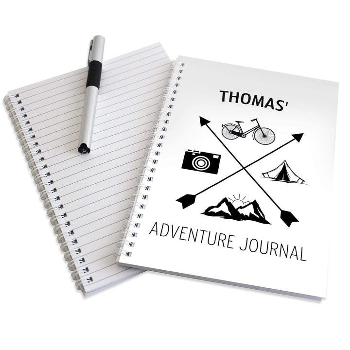 Personalised Memento Stationery &amp; Pens Personalised Adventure A5 Notebook