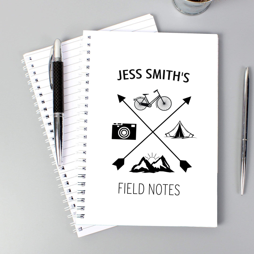 Personalised Memento Stationery &amp; Pens Personalised Adventure A5 Notebook