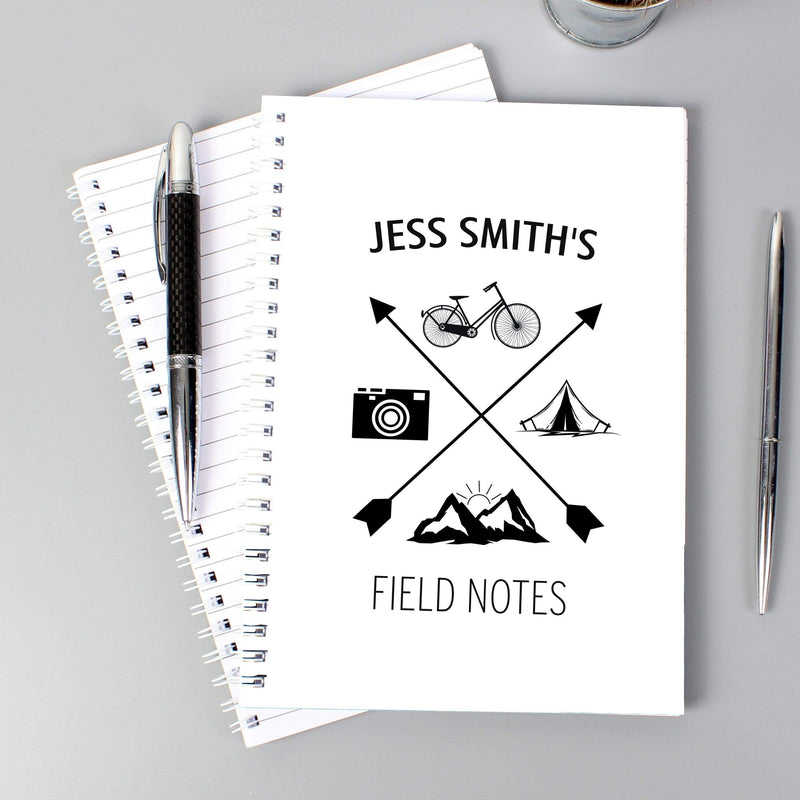 Personalised Memento Stationery & Pens Personalised Adventure A5 Notebook