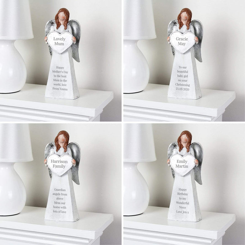 Personalised Memento Christmas Decorations Personalised Angel Ornament