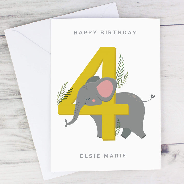 Personalised Memento Greetings Cards Personalised Animal Birthday Card