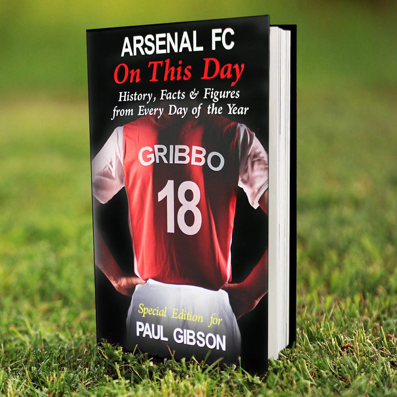 Personalised Memento Personalised Arsenal On This Day Book