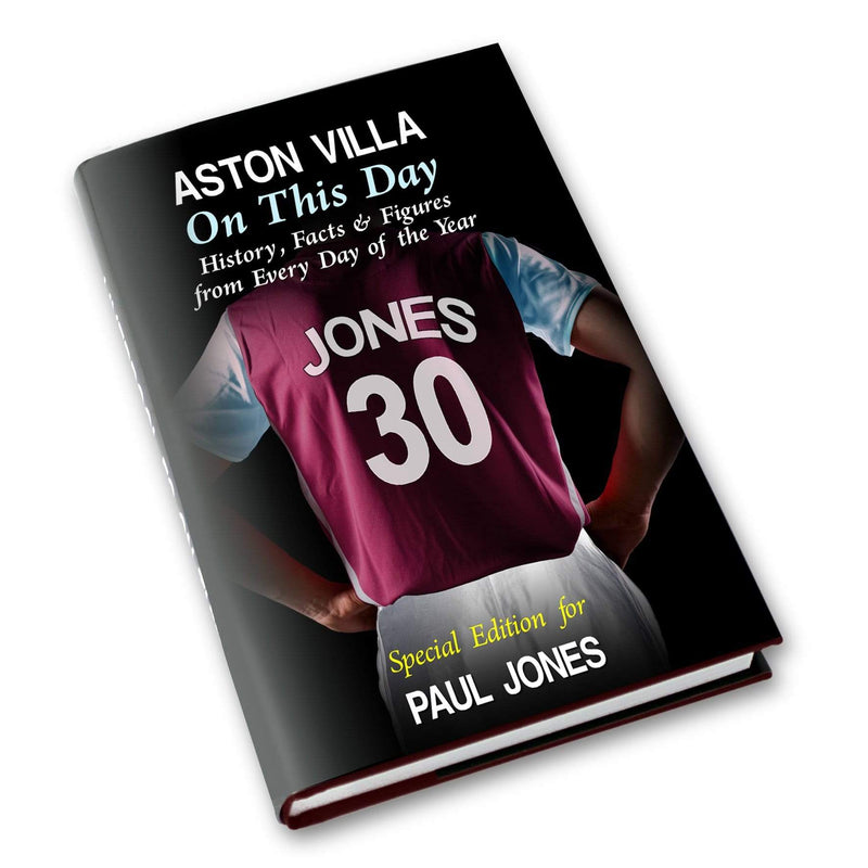 Personalised Memento Books Personalised Aston Villa on this Day Book