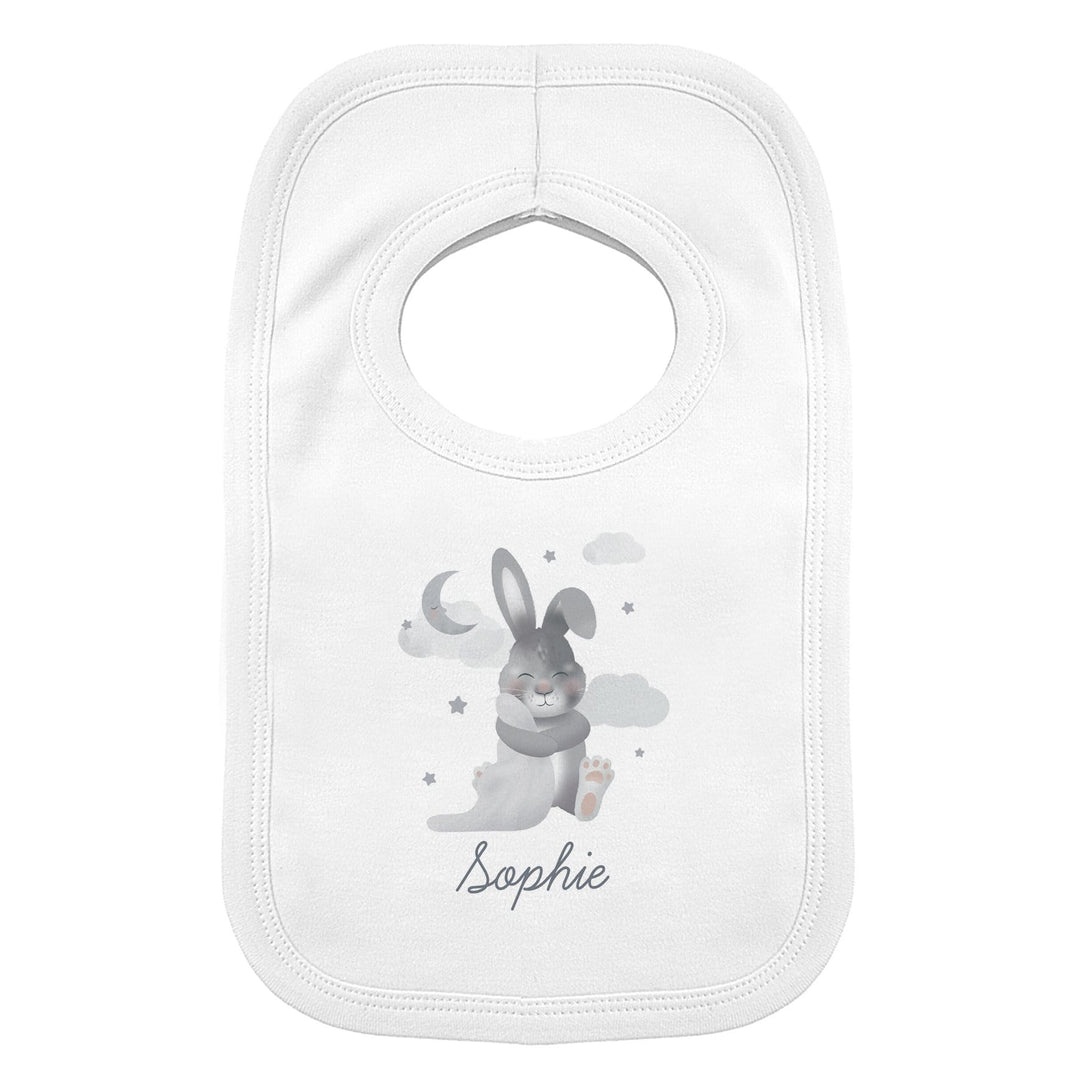Personalised Memento Mealtime Essentials Personalised Baby Bunny Bib